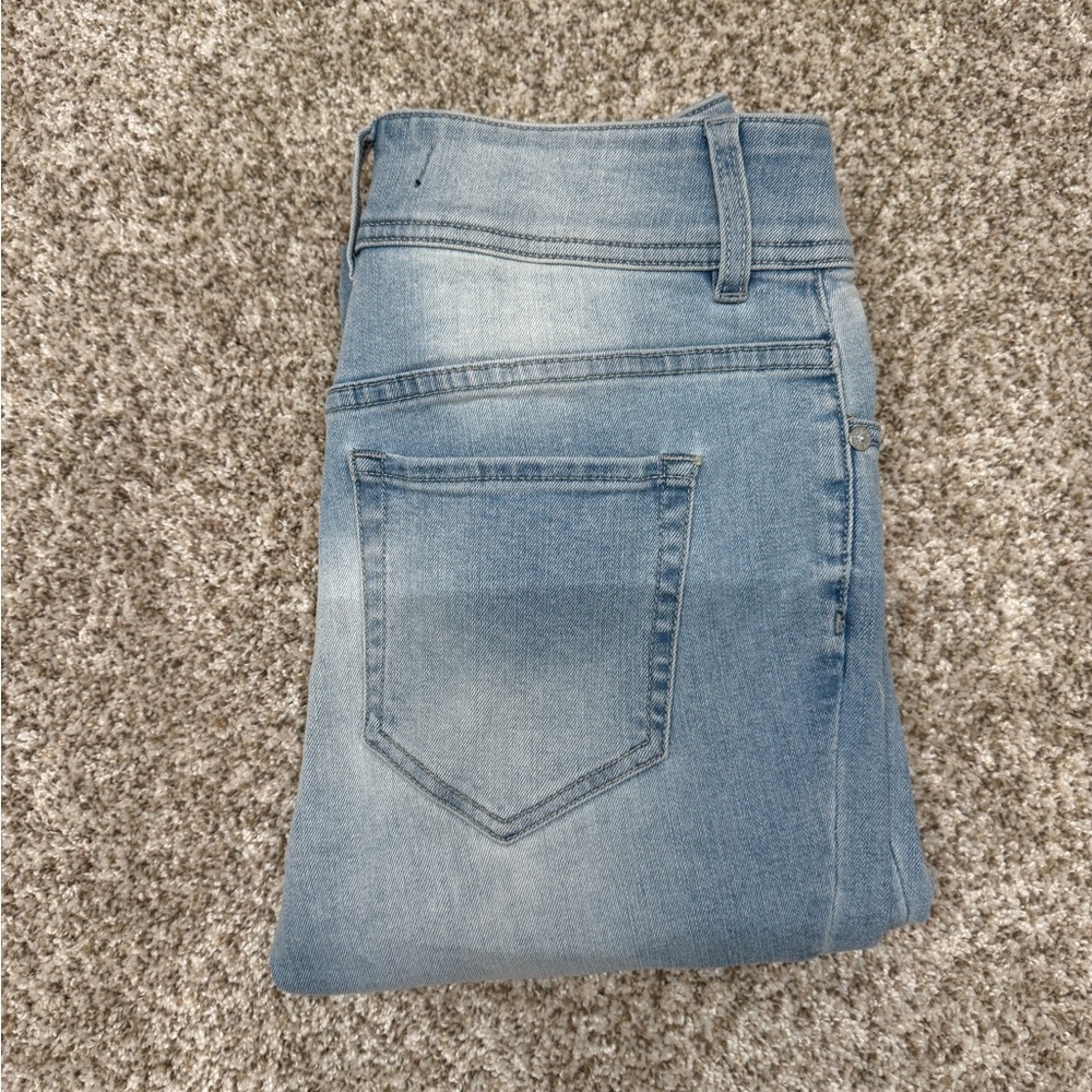 Womens light wash skinny jeans